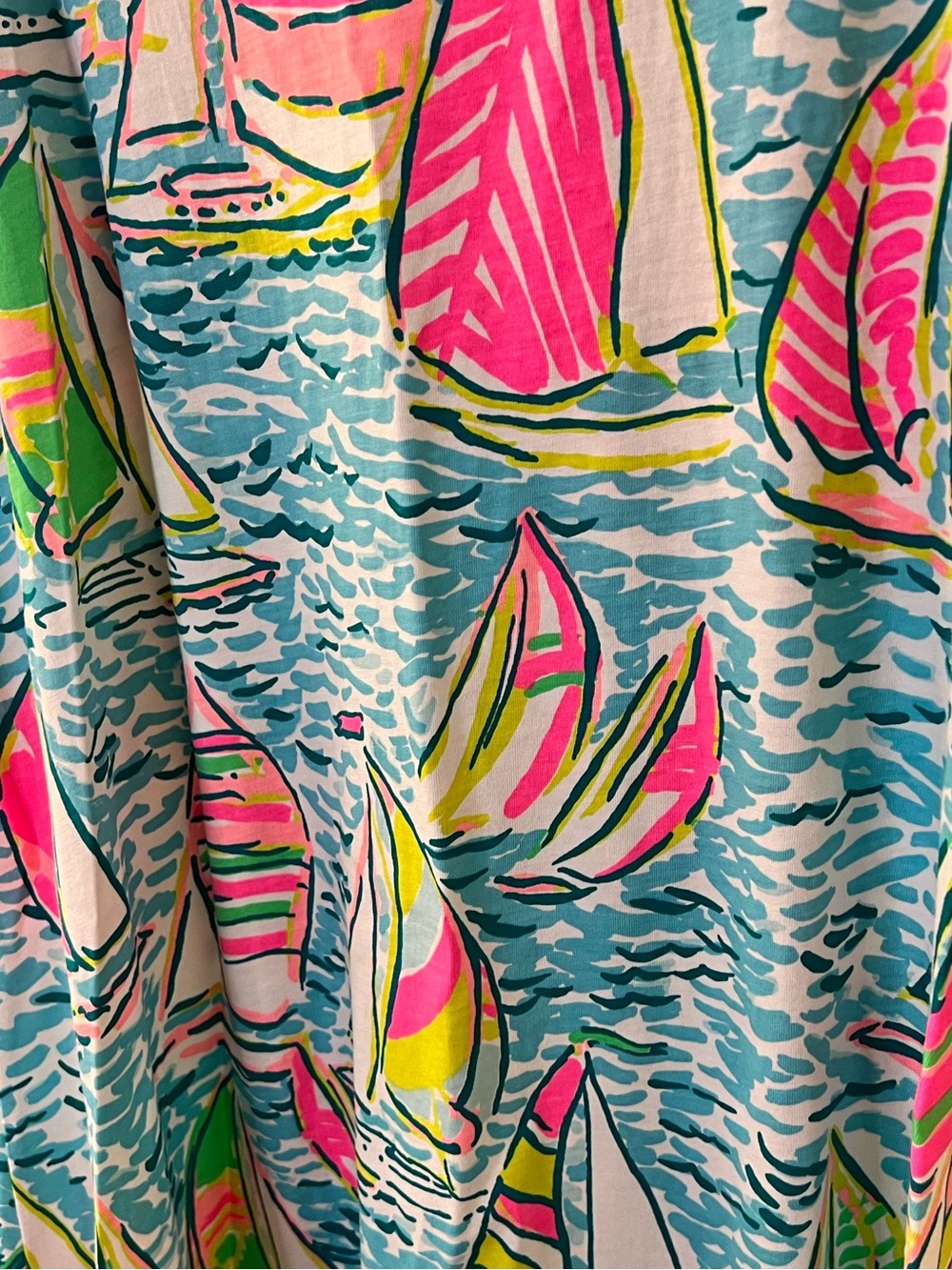 Lilly Pulitzer Melle Trapeze Tank Dress Pop Up Gotta Regatta size small - Picture 3 of 9
